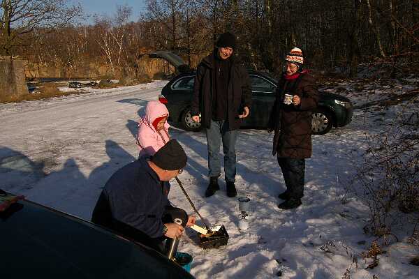 Grill- u. Gl�hweinstand