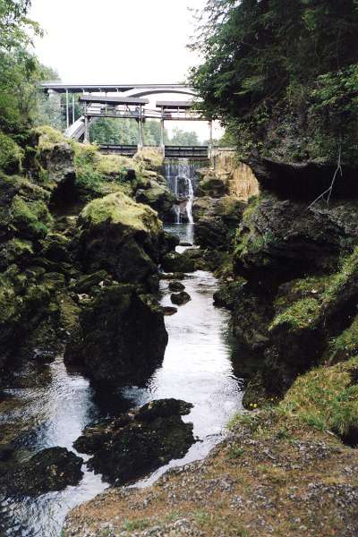Traunfall - Schlucht vor der Staumauer_1