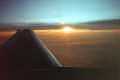 Sonnenuntergang im Flieger