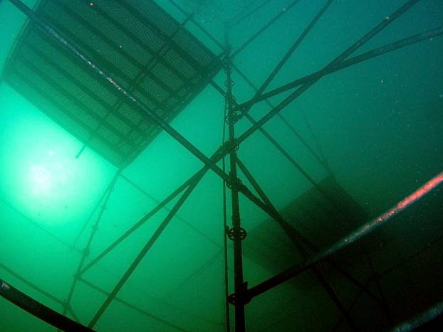 Blick aus 18 m Tiefe