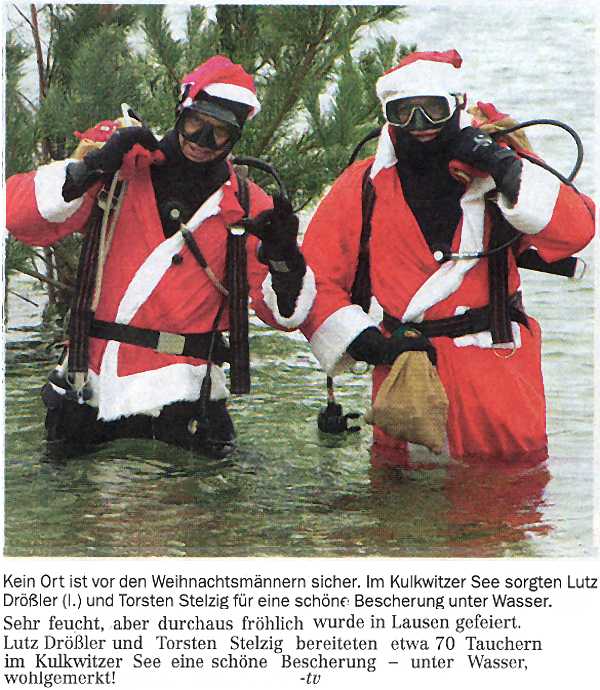 LVZ - 7.12.2004  Weihnachtstauchen