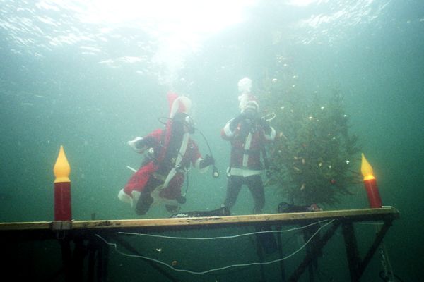 beide Weihnachtsm�nner