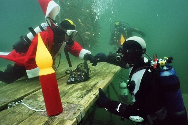 Weihnachtsmann und seine G�ste