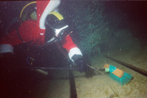 Anstrengende Arbeiten f�r den Weihnachtsmann