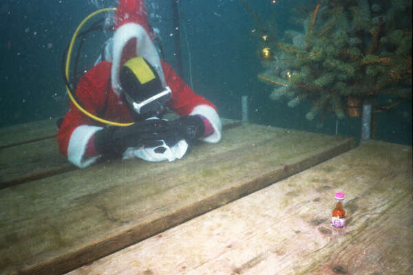 Der Weihnachtsmann und seine Geschenke