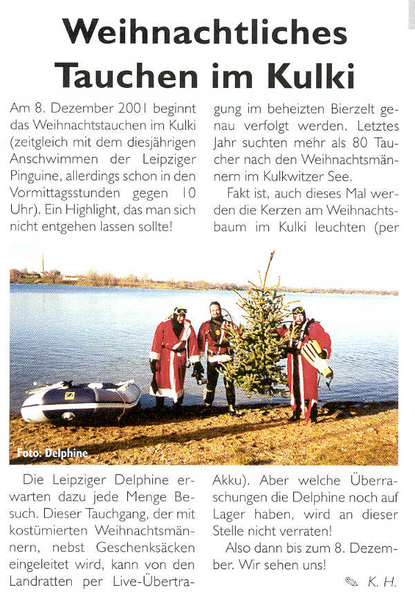 Gr�n Ass vom Dezember 2001