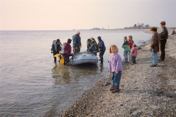 Fehmarnsundbr�cke Schlauchbootausfahrt