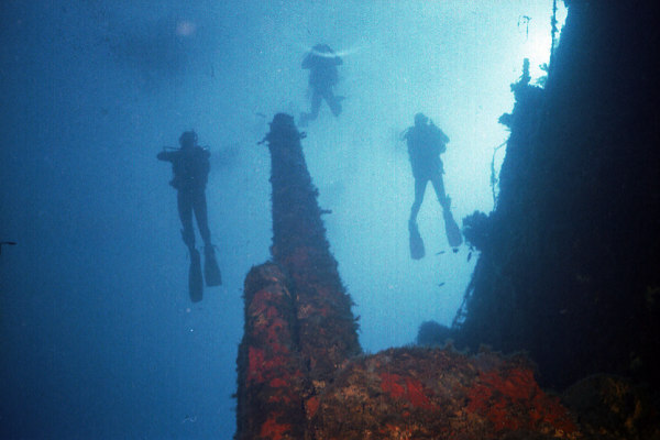 Kanone auf der Isonzo