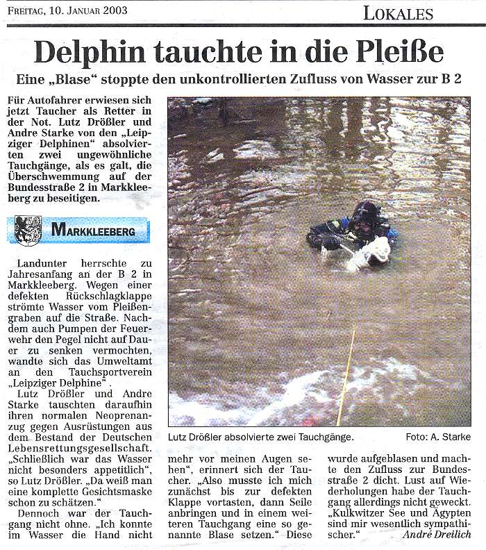 LVZ von Markleeberg   10.1.2003