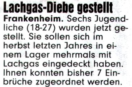 Bildzeitung vom 31.01.2003
