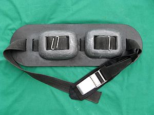 Bleig�rtel-Unterlage