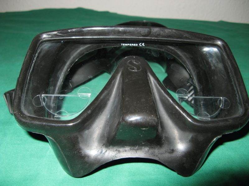 Maske mit Nahlinsen