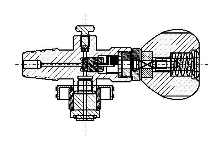 Westenflaschen-Ventil