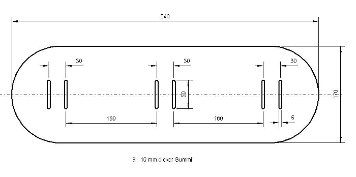 Gewichts-R�ckenplatte