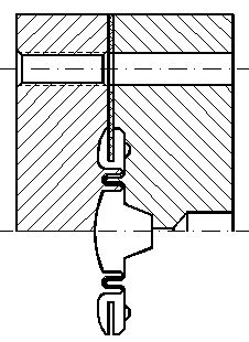 Zeichnung - Knopf f�r Luftdusche