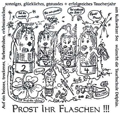 Neujahrstauchen am 3.Januar 2004