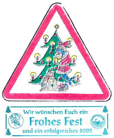 Weihnachtstauchen am 4.Dezember 2004