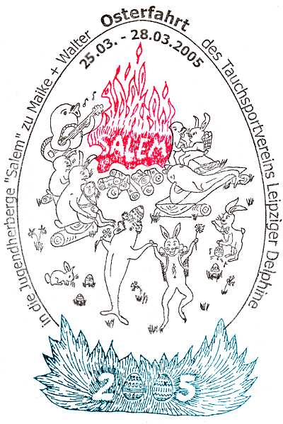 Ostertauchen in Salem am 27.M�rz 2005