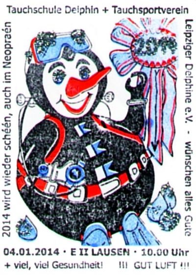 Neujahrstauchen am 5.Januar 2014