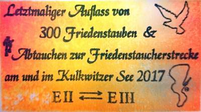 Friedenstauchen am 2.Sept.2017