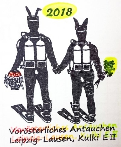 vor�sterliches Antauchen am 24.M�rz 2018