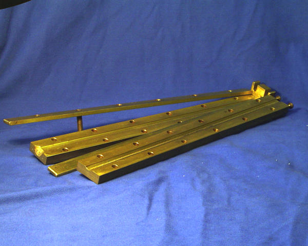 Gie�form f�r Bleiverglasungs-Profil