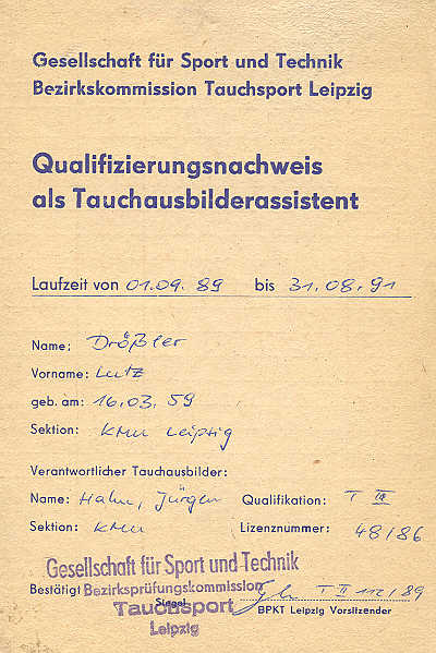 GST-Taucherausbildungsassistent